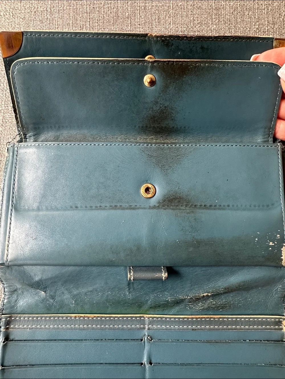 Louis Vuitton Trifold Suhali Leather Long Wallet—PROJECT or REPAIR